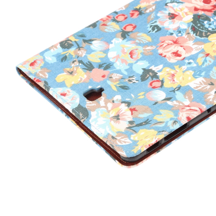 Dibase Flower Pattern Horizontal Flip PU Leather Case for Galaxy Tab S4 10.5 / T830, with Holder & Card Slot