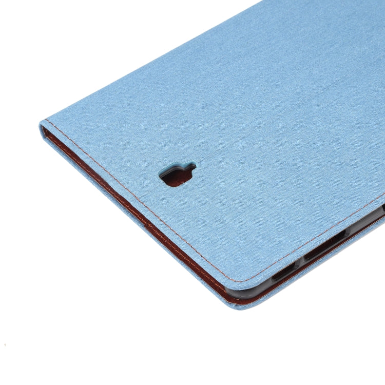 Dibase Denim Texture Horizontal Flip PU Leather Case for Galaxy Tab S4 10.5 / T830, with Holder & Card Slot (Blue)