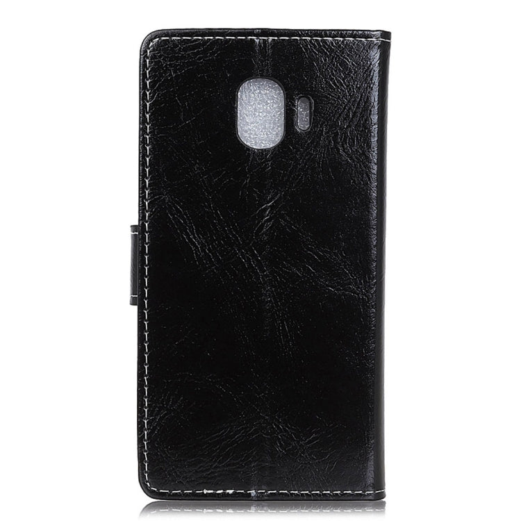 For Galaxy J2 Pro (2018) Retro Crazy Horse Texture Horizontal Flip Leather Case with Holder & Card Slots & Wallet & Photo Frame