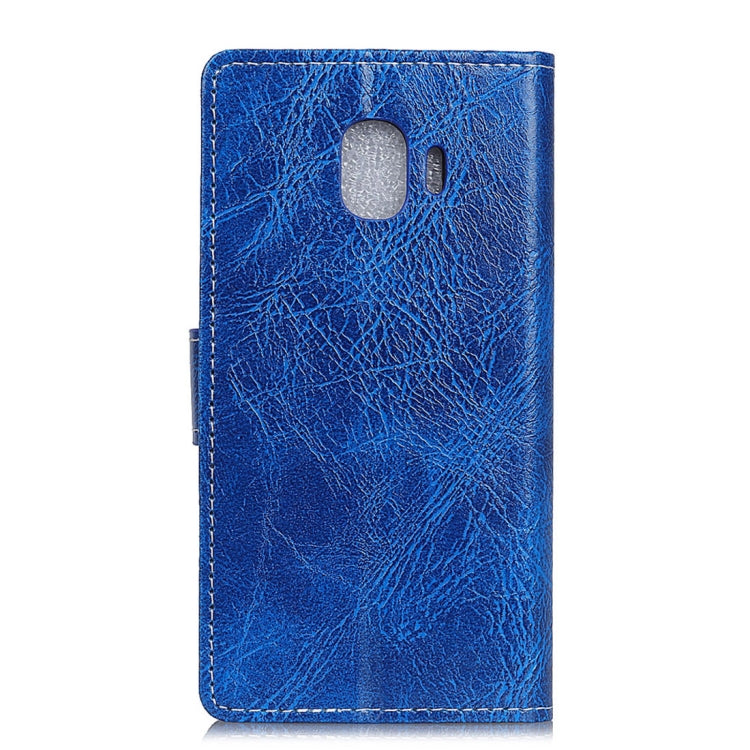 For Galaxy J2 Pro (2018) Retro Crazy Horse Texture Horizontal Flip Leather Case with Holder & Card Slots & Wallet & Photo Frame