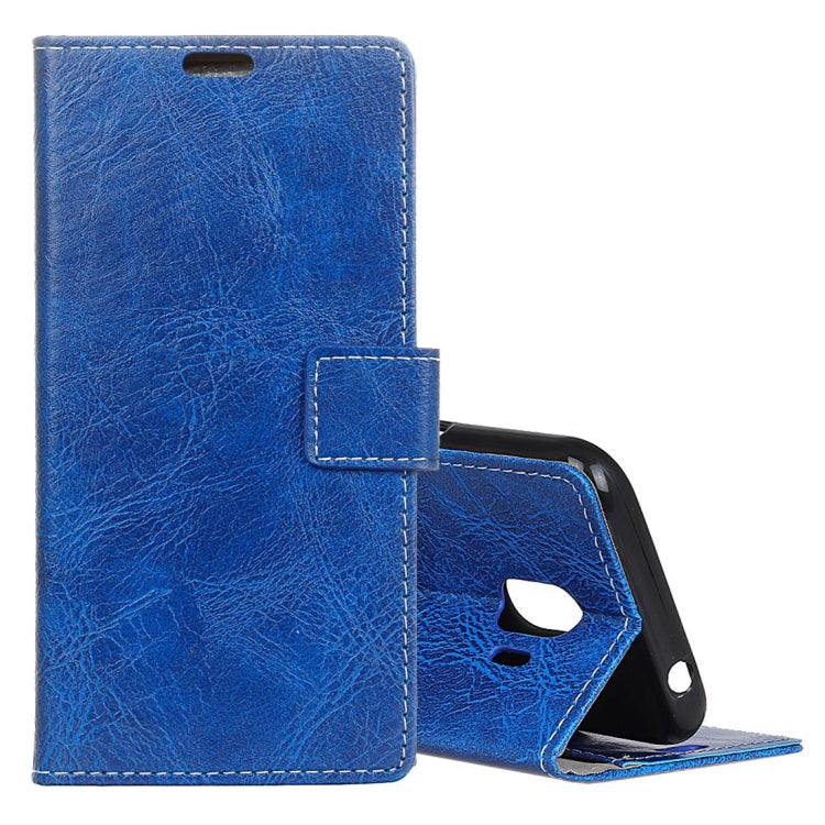 For Galaxy J2 Pro (2018) Retro Crazy Horse Texture Horizontal Flip Leather Case with Holder & Card Slots & Wallet & Photo Frame