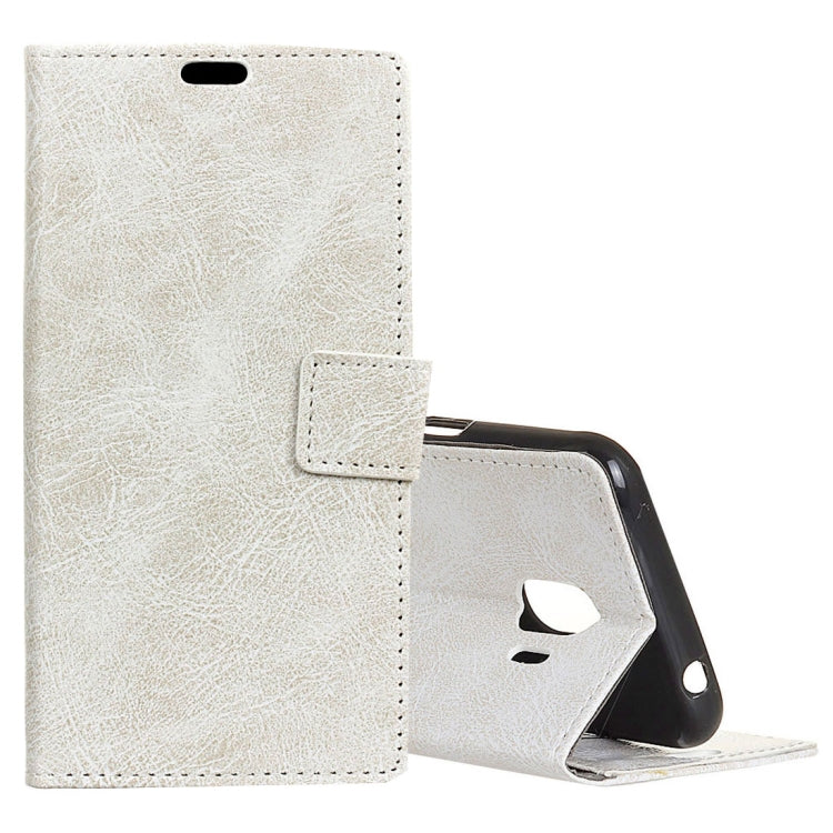 For Galaxy J2 Pro (2018) Retro Crazy Horse Texture Horizontal Flip Leather Case with Holder & Card Slots & Wallet & Photo Frame