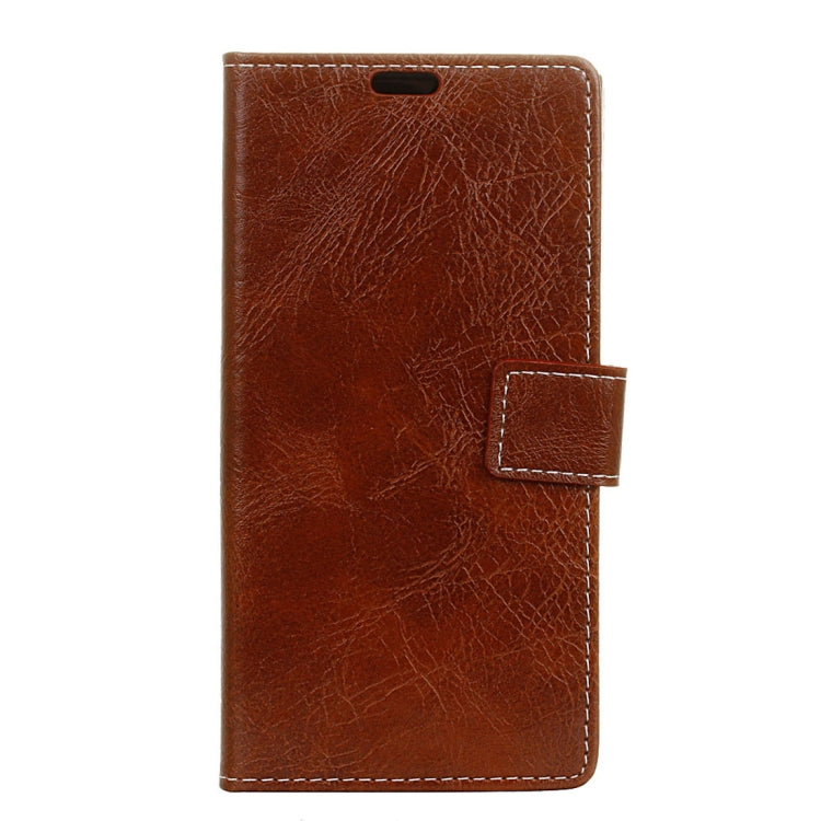 For Galaxy J2 Pro (2018) Retro Crazy Horse Texture Horizontal Flip Leather Case with Holder & Card Slots & Wallet & Photo Frame