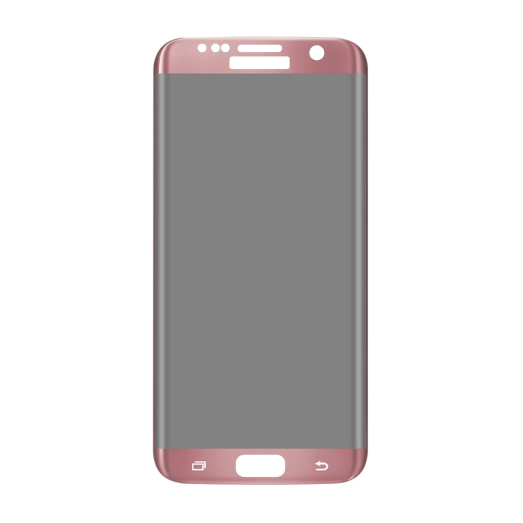 For Galaxy S7 Edge / G935 0.3mm 9H Surface Hardness 3D Curved Privacy Anti-glare Silk-screen Full Screen Tempered Glass Screen Protector