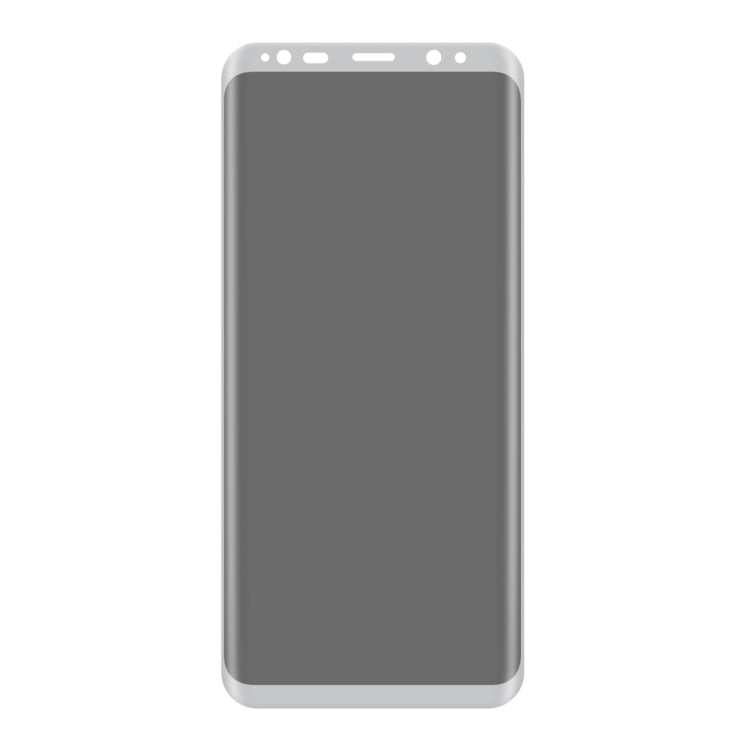 For Galaxy S8+ / G9550 0.3mm 9H Surface Hardness 3D Curved Privacy Anti-glare Silk-screen Full Screen Tempered Glass Screen Protector