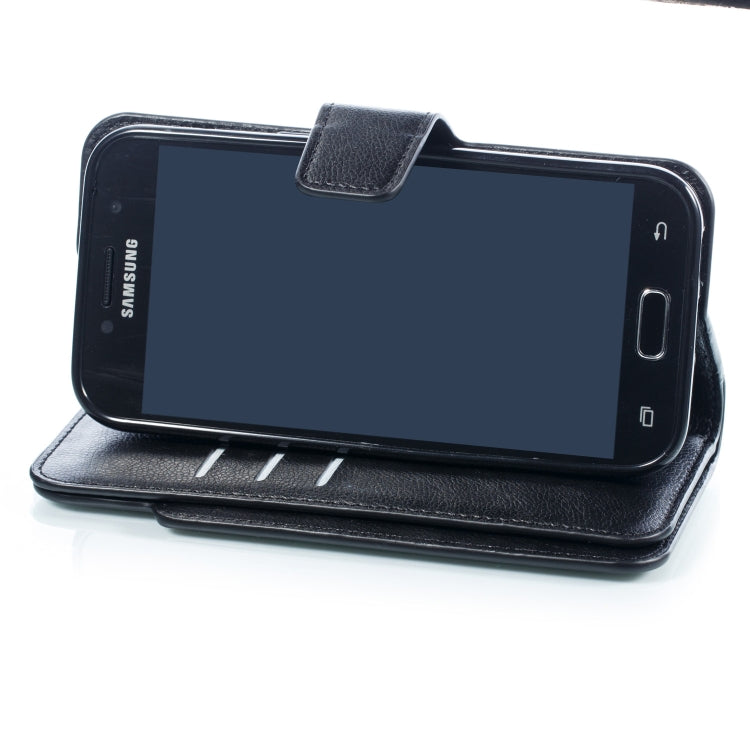 Litchi Texture Horizontal Flip Leather Case for Galaxy A5 (2017), with Holder & Nine Card Slots & Wallet