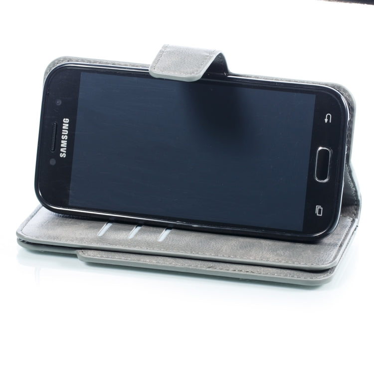 Litchi Texture Horizontal Flip Leather Case for Galaxy A5 (2017), with Holder & Nine Card Slots & Wallet