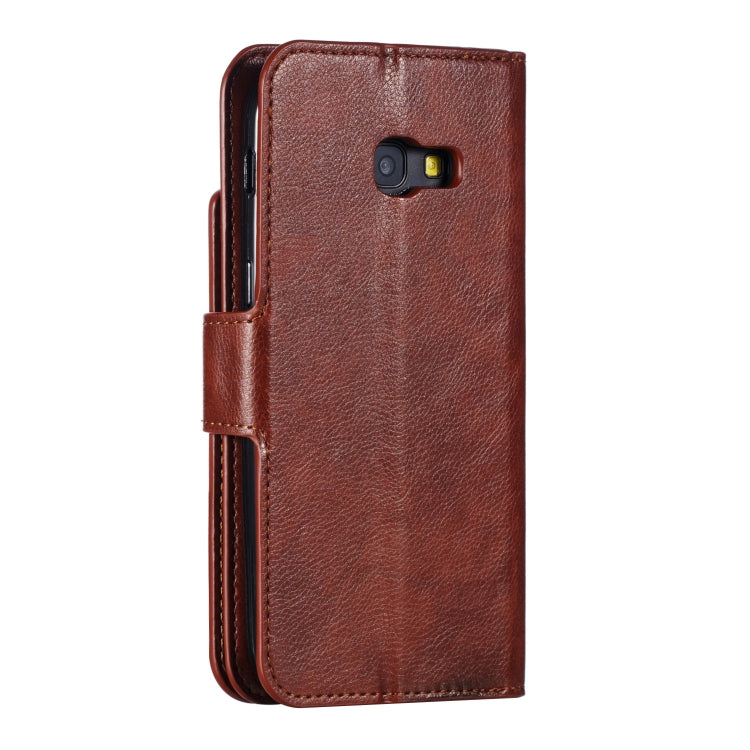 Litchi Texture Horizontal Flip Leather Case for Galaxy A5 (2017), with Holder & Nine Card Slots & Wallet