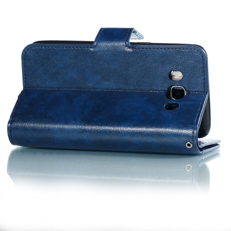 Litchi Texture Horizontal Flip Leather Case for Galaxy J510, with Holder & Nine Card Slots & Wallet