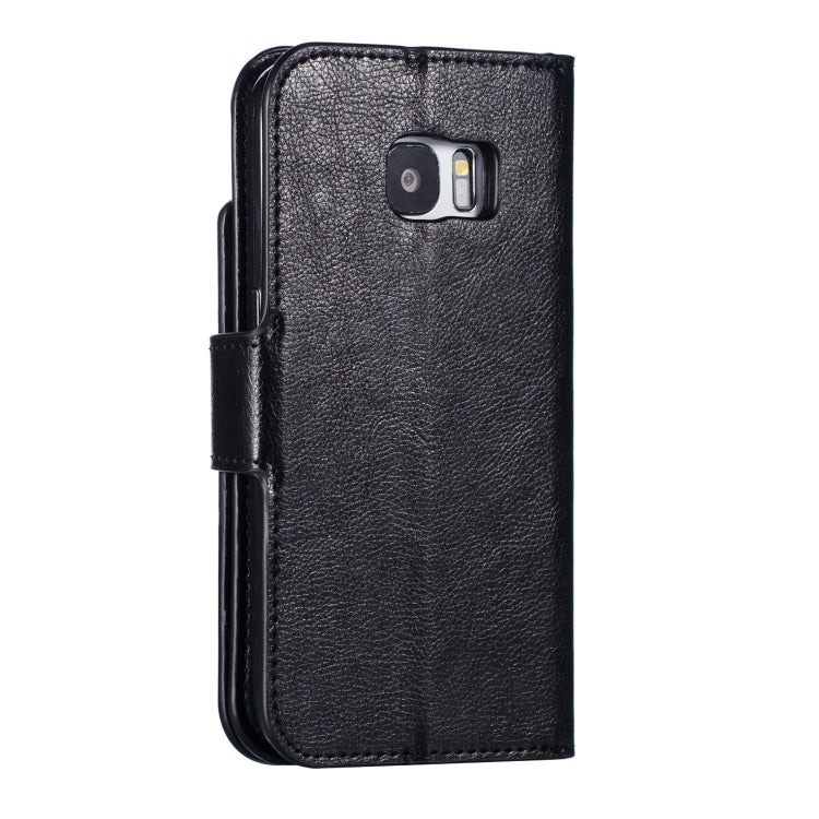 Litchi Texture Horizontal Flip Leather Case for Galaxy S7, with Holder & Nine Card Slots & Wallet