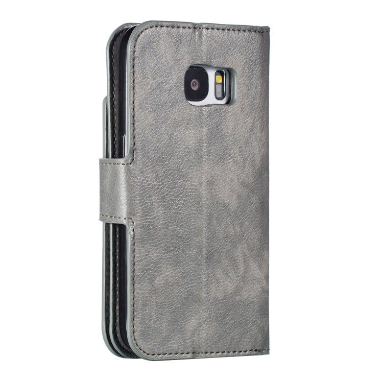 Litchi Texture Horizontal Flip Leather Case for Galaxy S7, with Holder & Nine Card Slots & Wallet