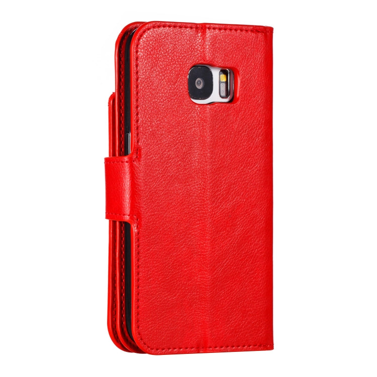 Litchi Texture Horizontal Flip Leather Case for Galaxy S7 Edge, with Holder & Nine Card Slots & Wallet
