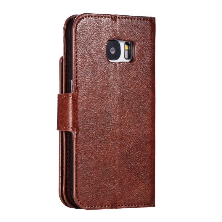 Litchi Texture Horizontal Flip Leather Case for Galaxy S7 Edge, with Holder & Nine Card Slots & Wallet