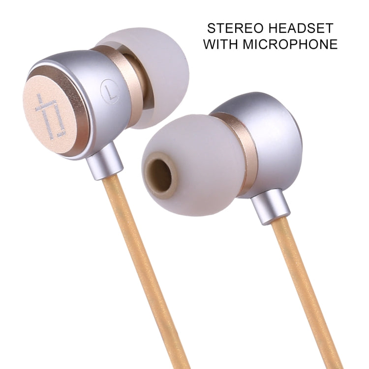 ALEXPRO E200i 1.2m In-Ear Stereo Wired Control Earphones with Mic, For iPhone, iPad, Galaxy, Huawei, Xiaomi, LG, HTC and Other Smartphones