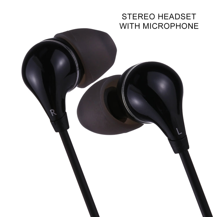ALEXPRO E100i 1.2m In-Ear Extra Bass Stereo Wired Control Earphones with Mic, For iPhone, iPad, Galaxy, Huawei, Xiaomi, LG, HTC and Other Smartphones