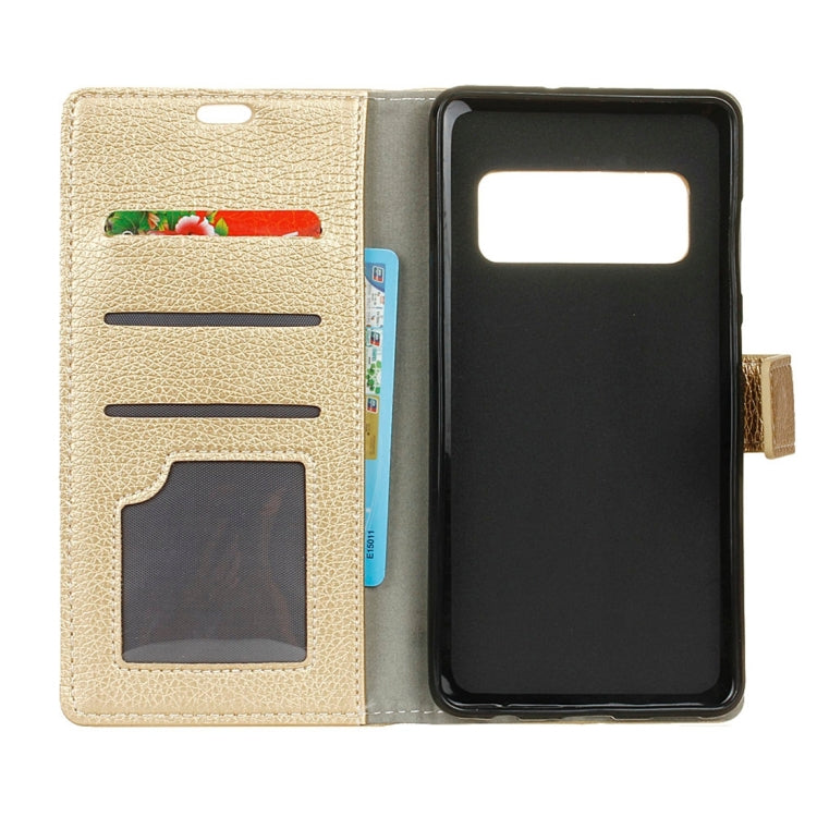 For Galaxy Note 8 Litchi Texture Horizontal Flip Leather Case with Holder & Card Slots & Wallet & Photo Frame