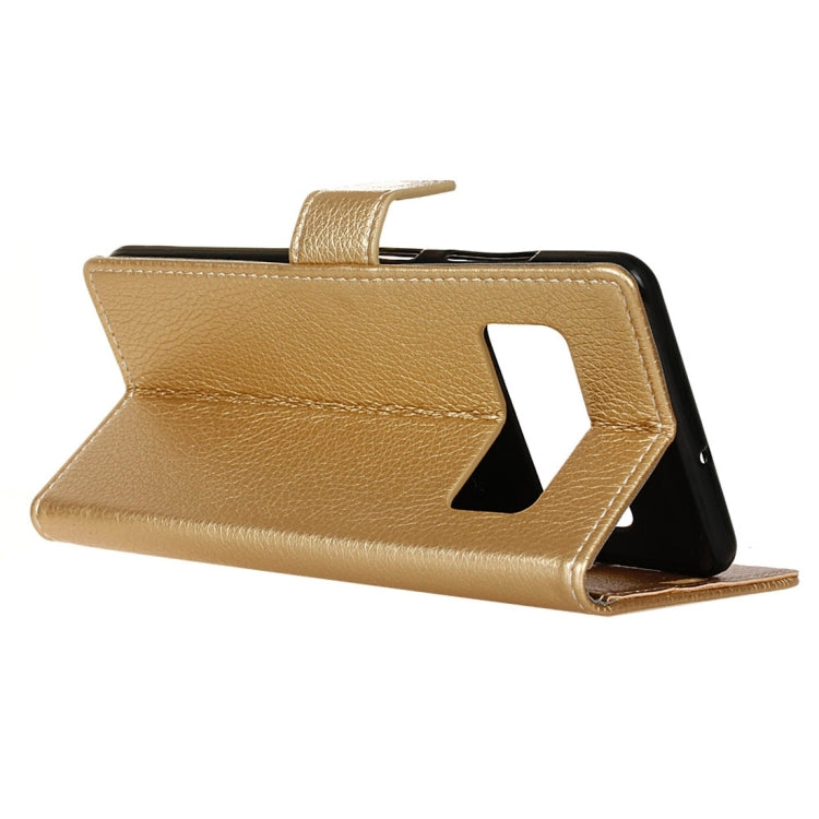 For Galaxy Note 8 Litchi Texture Horizontal Flip Leather Case with Holder & Card Slots & Wallet & Photo Frame