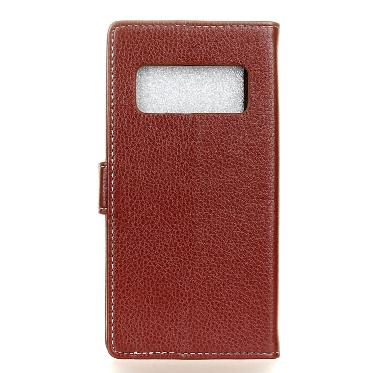 For Galaxy Note 8 Litchi Texture Horizontal Flip Leather Case with Holder & Card Slots & Wallet & Photo Frame