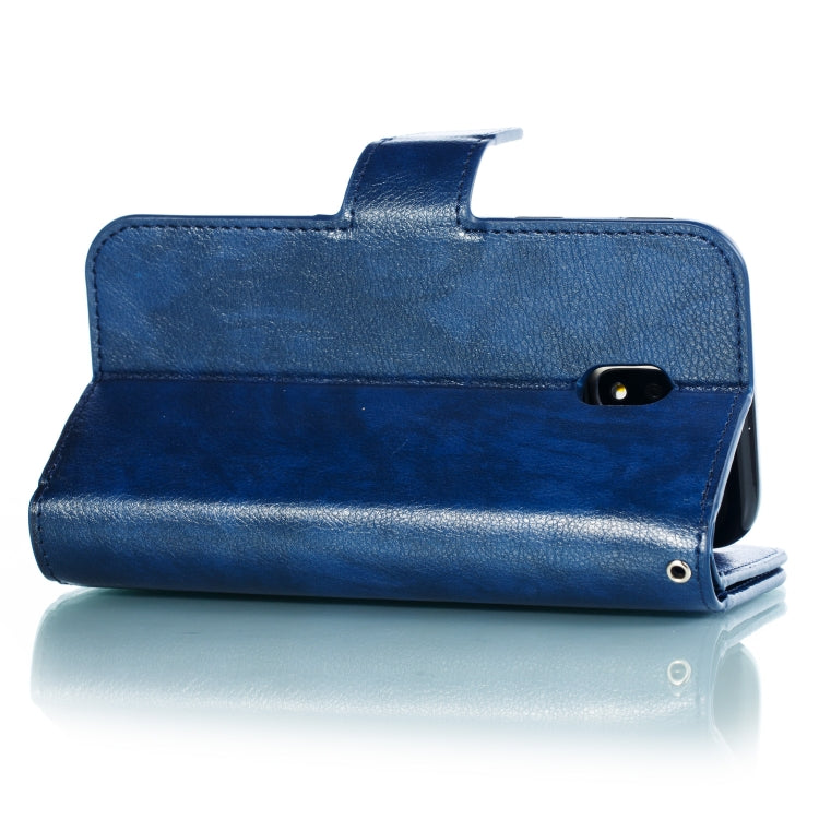 Litchi Texture Horizontal Flip Leather Case for Galaxy J3 (2018), with Holder & Nine Card Slots & Wallet
