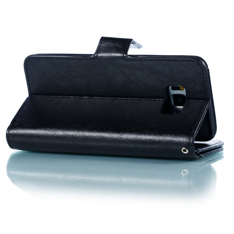 Litchi Texture Horizontal Flip Leather Case for Galaxy S8+, with Holder & Nine Card Slots & Wallet