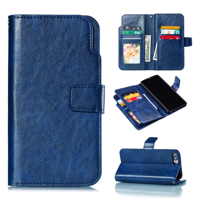 Litchi Texture Horizontal Flip Leather Case for Galaxy S8+, with Holder & Nine Card Slots & Wallet