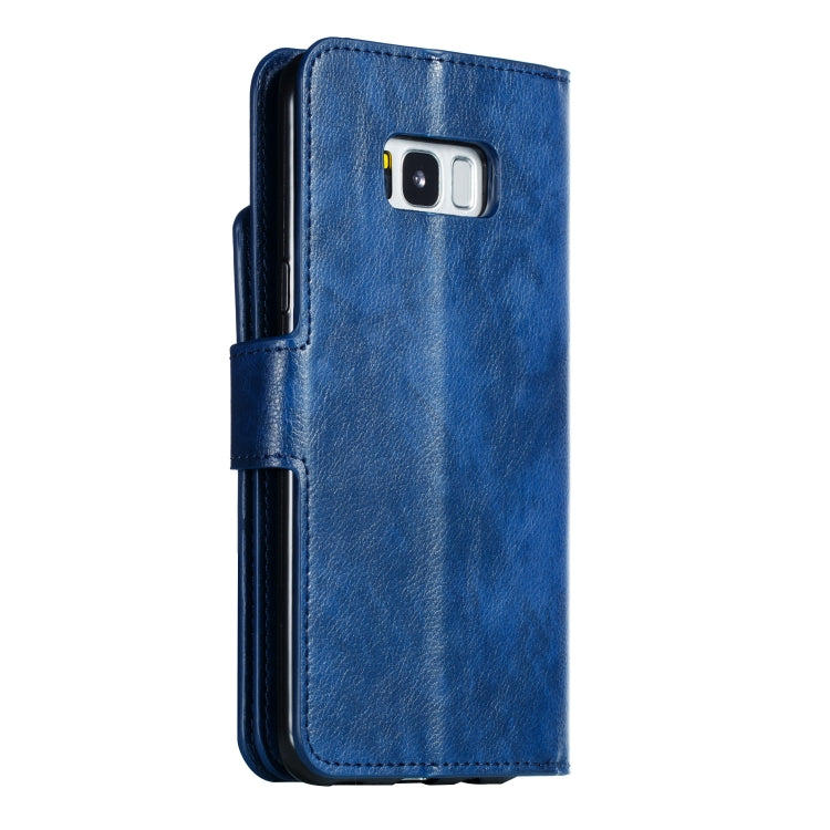 Litchi Texture Horizontal Flip Leather Case for Galaxy S8+, with Holder & Nine Card Slots & Wallet
