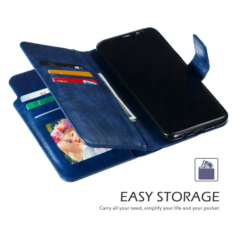 Litchi Texture Horizontal Flip Leather Case for Galaxy S8+, with Holder & Nine Card Slots & Wallet