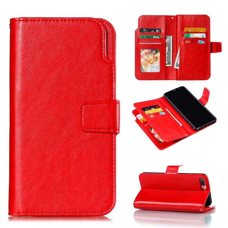 Litchi Texture Horizontal Flip Leather Case for Galaxy S8+, with Holder & Nine Card Slots & Wallet