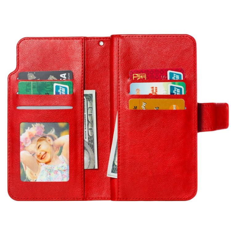 Litchi Texture Horizontal Flip Leather Case for Galaxy S8+, with Holder & Nine Card Slots & Wallet