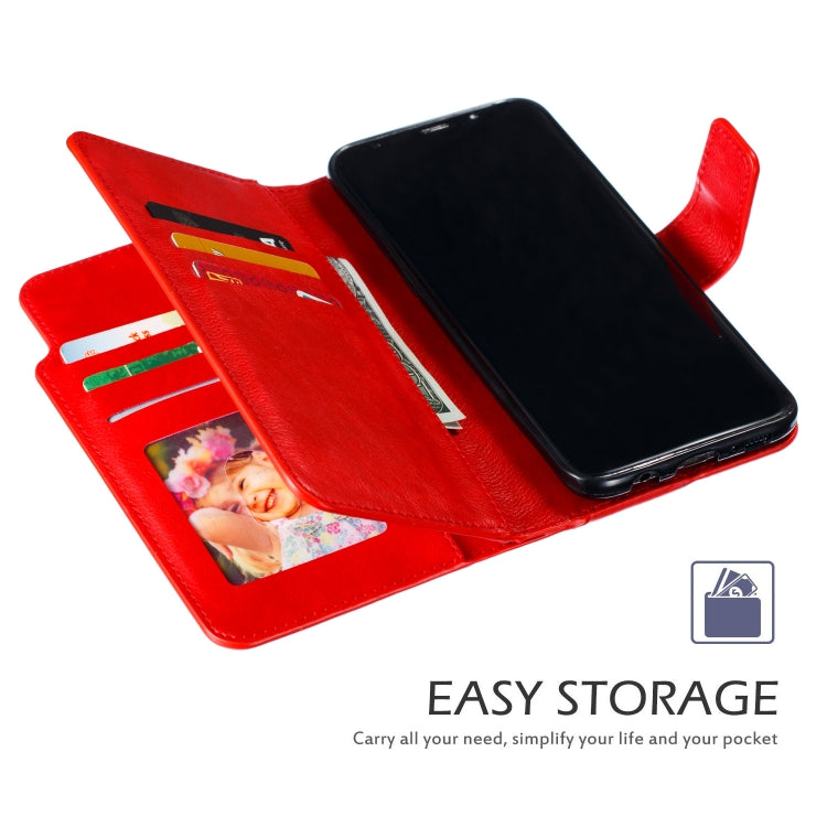 Litchi Texture Horizontal Flip Leather Case for Galaxy S8+, with Holder & Nine Card Slots & Wallet