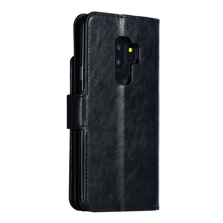 Litchi Texture Horizontal Flip Leather Case for Galaxy S9+, with Holder &