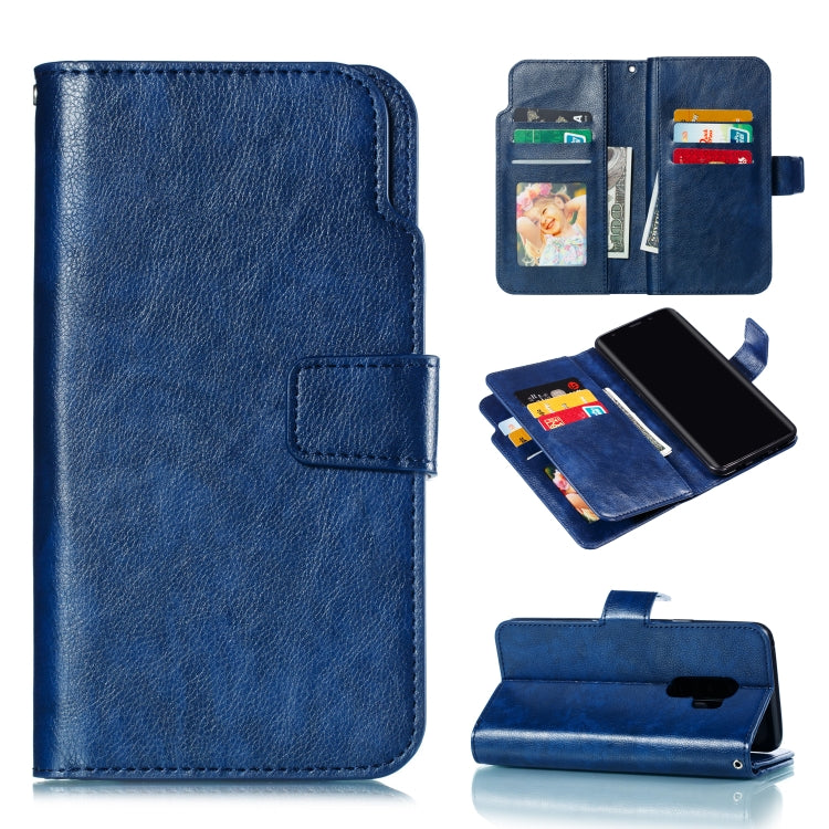 Litchi Texture Horizontal Flip Leather Case for Galaxy S9+, with Holder &