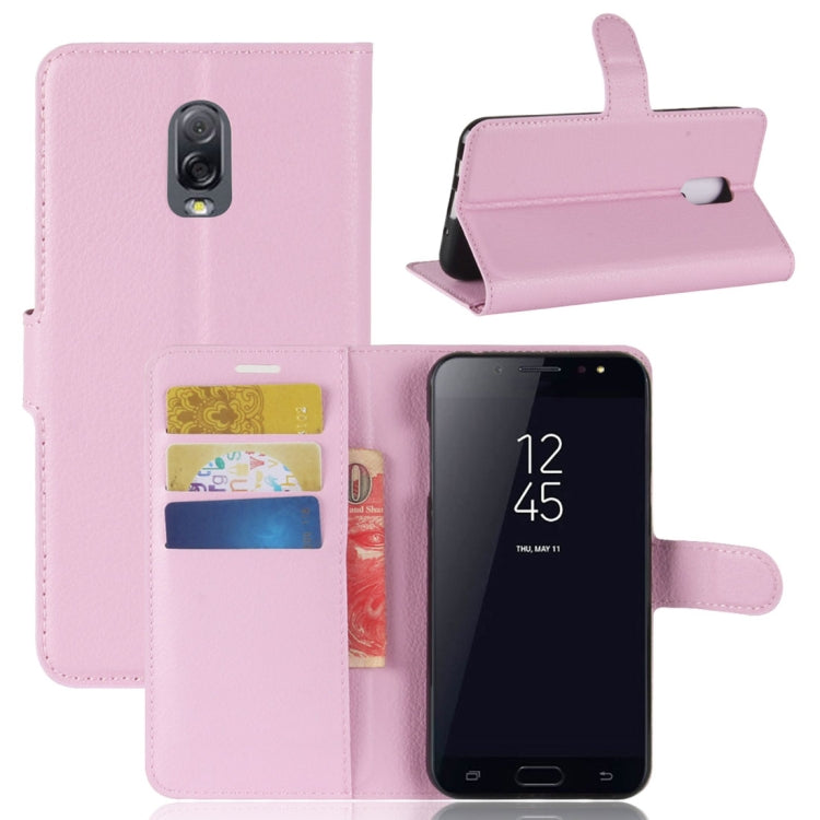 For Galaxy C7 (2017)  Litchi Texture PU +TPU Horizontal Flip Leather Case With Holder & Card Slots & Wallet
