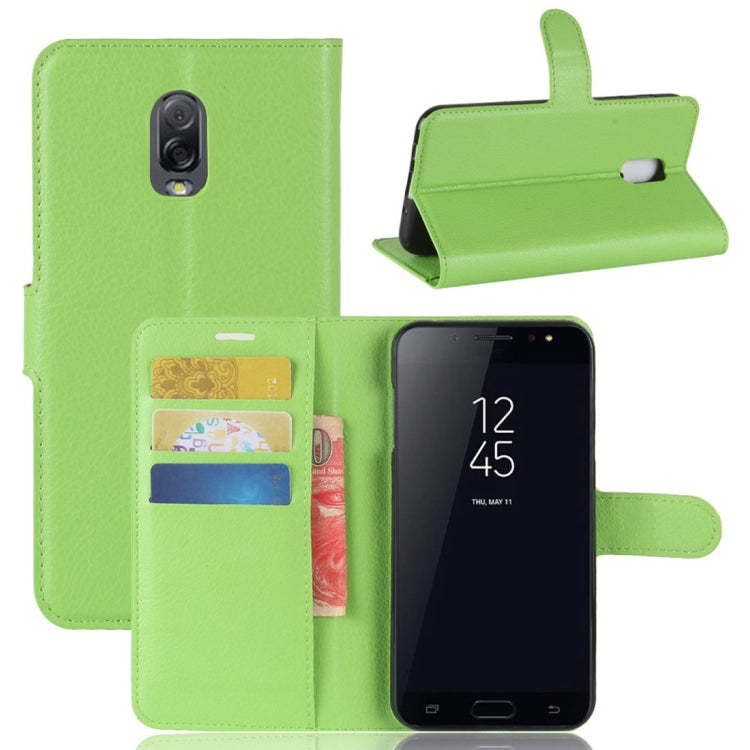 For Galaxy C7 (2017)  Litchi Texture PU +TPU Horizontal Flip Leather Case With Holder & Card Slots & Wallet