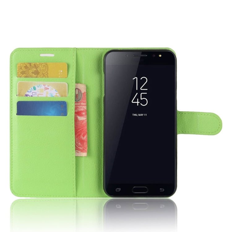 For Galaxy C7 (2017)  Litchi Texture PU +TPU Horizontal Flip Leather Case With Holder & Card Slots & Wallet