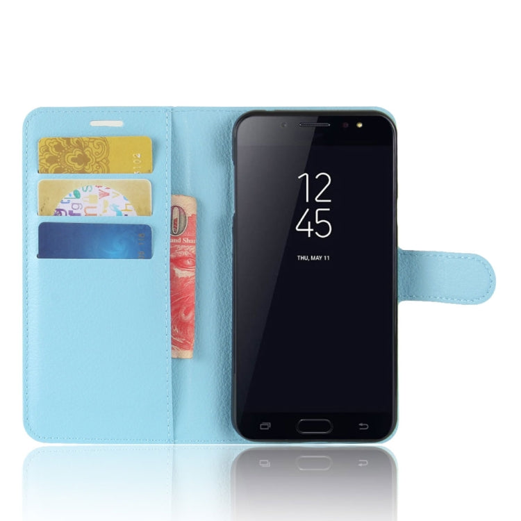For Galaxy C7 (2017)  Litchi Texture PU +TPU Horizontal Flip Leather Case With Holder & Card Slots & Wallet