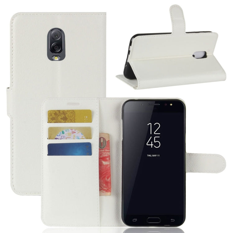 For Galaxy C7 (2017)  Litchi Texture PU +TPU Horizontal Flip Leather Case With Holder & Card Slots & Wallet