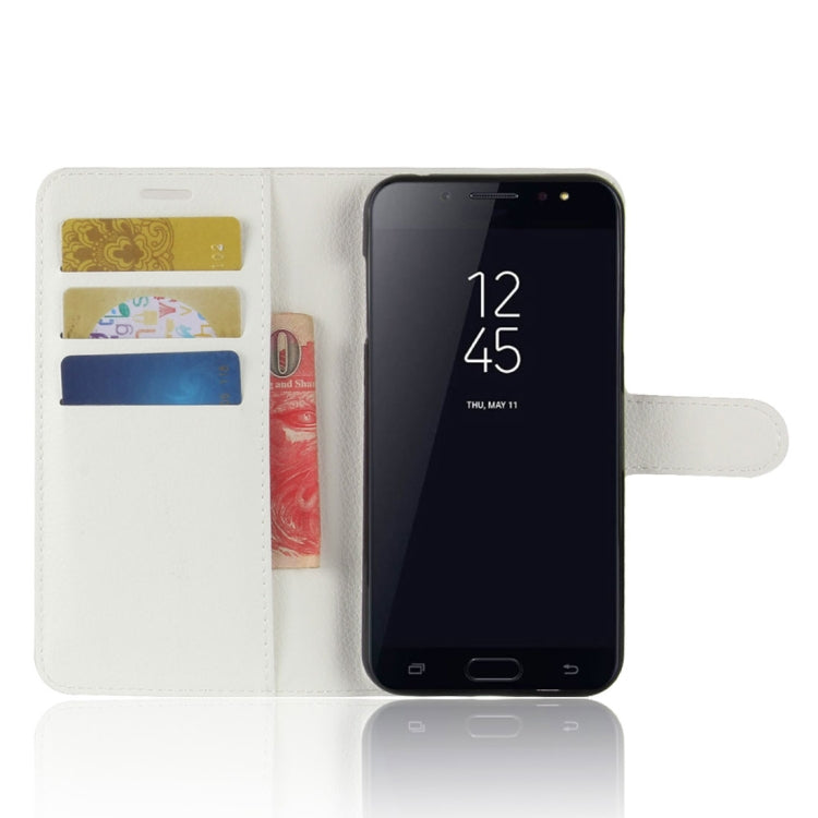For Galaxy C7 (2017)  Litchi Texture PU +TPU Horizontal Flip Leather Case With Holder & Card Slots & Wallet