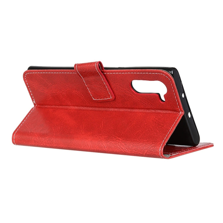 Retro Crazy Horse Texture Horizontal Flip Leather Case for Galaxy Note 10, with Holder & Card Slots & Wallet & Photo Frame
