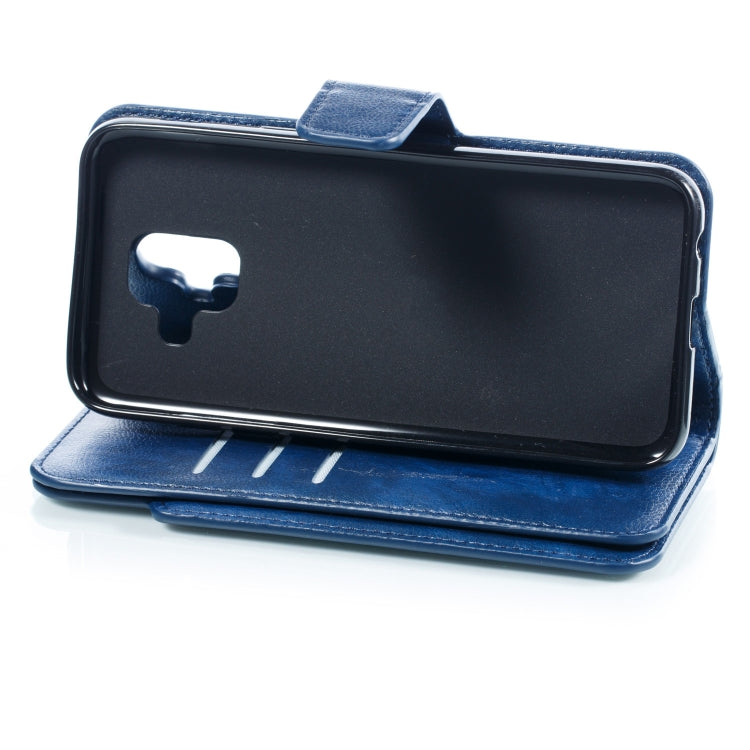 Litchi Texture Horizontal Flip Leather Case for Galaxy A6 (2018), with Holder & Nine Card Slots & Wallet