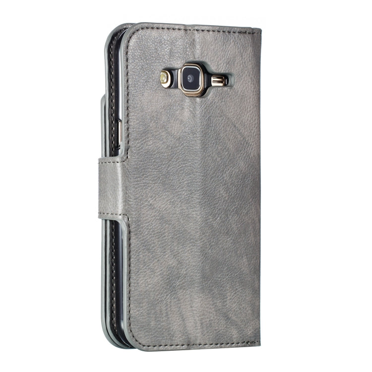 Litchi Texture Horizontal Flip Leather Case for Galaxy J5, with Holder & Nine Card Slots & Wallet