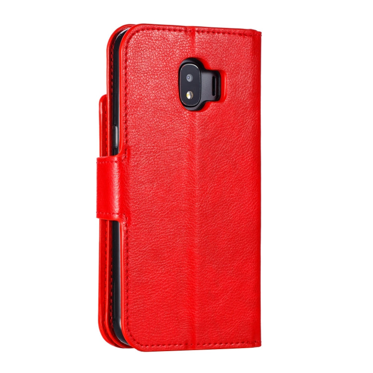 Litchi Texture Horizontal Flip Leather Case for Galaxy J2 Pro (2018), with Holder & Nine Card Slots & Wallet