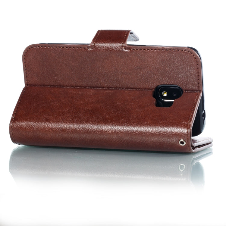 Litchi Texture Horizontal Flip Leather Case for Galaxy J2 Pro (2018), with Holder & Nine Card Slots & Wallet