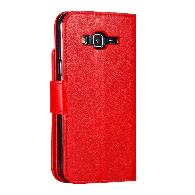 Litchi Texture Horizontal Flip Leather Case for Galaxy J7, with Holder & Nine Card Slots & Wallet