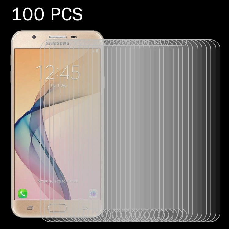 100 PCS For Galaxy J5 Prime 0.26mm 9H Surface Hardness 2.5D Explosion-proof Tempered Glass Screen Film