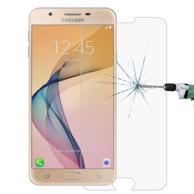 50 PCS For Galaxy J5 Prime 0.26mm 9H Surface Hardness 2.5D Explosion-proof Tempered Glass Screen Film, No Retail Package