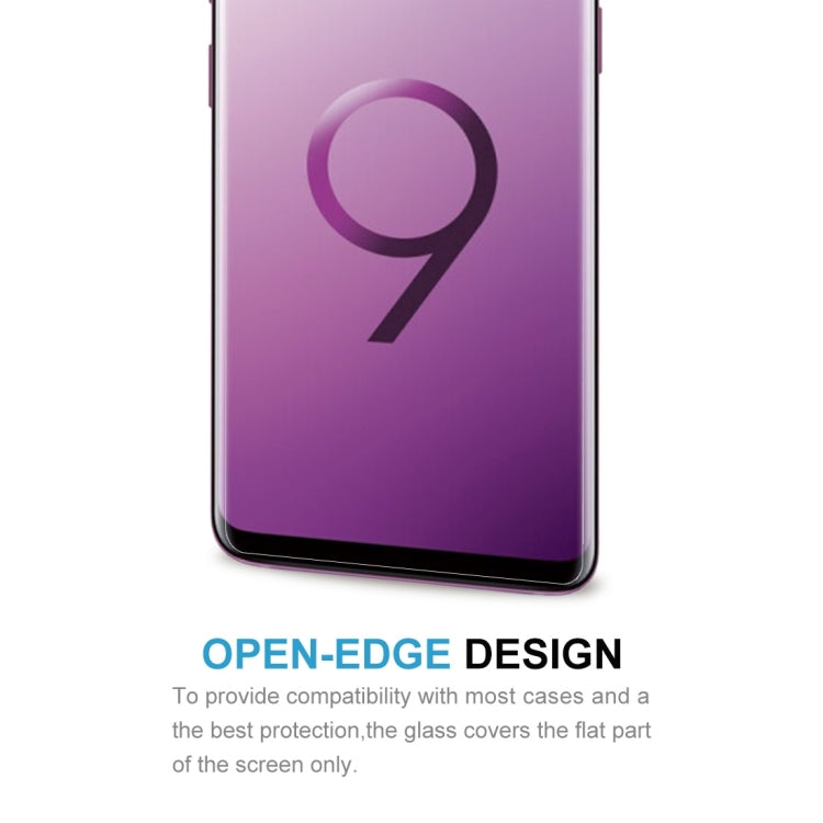 For Galaxy S9+ 0.26mm 9H Surface Hardness 2.5D Curved Edge Non-full Screen Tempered Glass Front Screen Protector