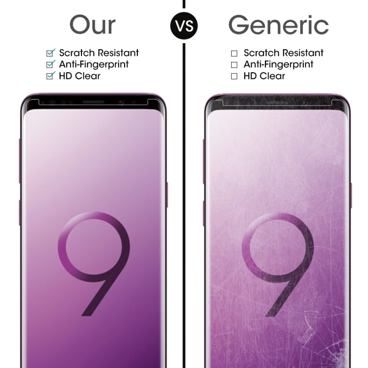 10 PCS for Galaxy S9 0.26mm 9H Surface Hardness 2.5D Curved Edge Non-full Screen Tempered Glass Front Screen Protector