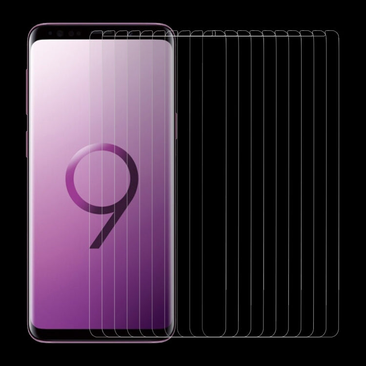 10 PCS for Galaxy S9 0.26mm 9H Surface Hardness 2.5D Curved Edge Non-full Screen Tempered Glass Front Screen Protector
