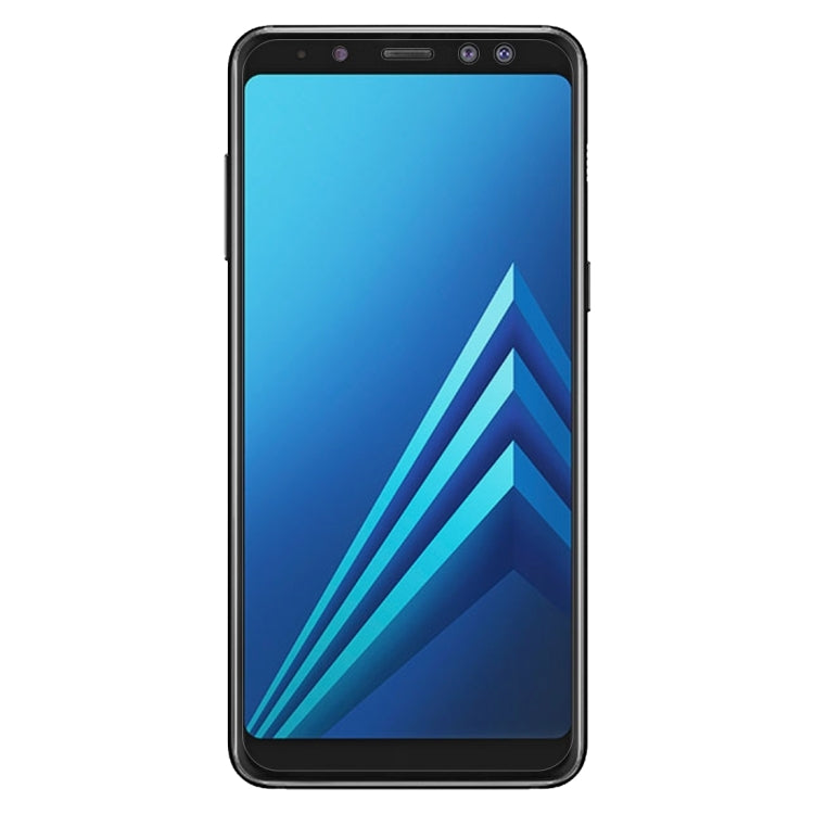 10 PCS for Galaxy A8+ (2018) 0.26mm 9H Surface Hardness 2.5D Curved Edge Tempered Glass Screen Protector